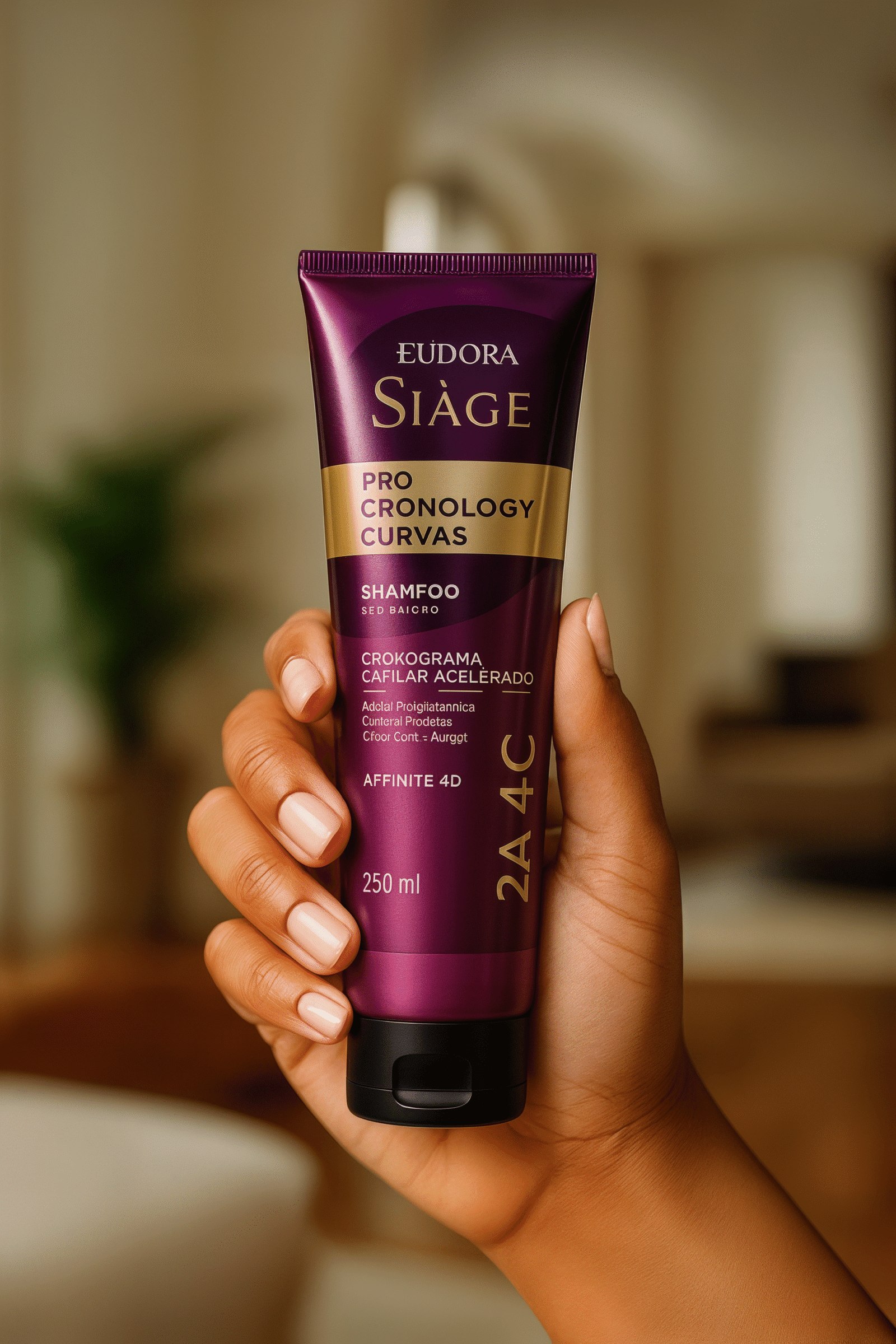 Mão segurando shampoo Eudora Siàge-gigapixel-redefine-2x